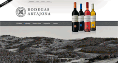 Desktop Screenshot of bodegasartajona.com